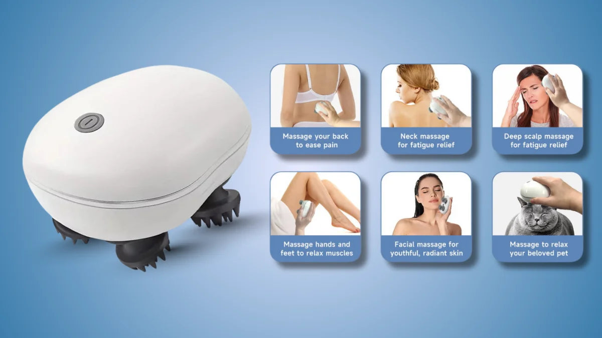 Benefits of Using an Electric Head and Full Body Massager Daily