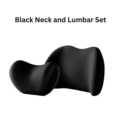 Black Neck and Lumbar Support
