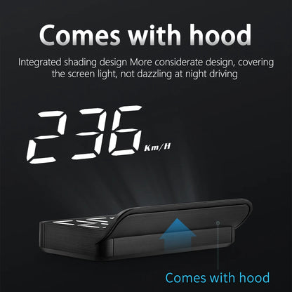 Head Up Display, HUD Projector with GPS  - M1 for All Cars & M3 for OBD2 EOBD Cars