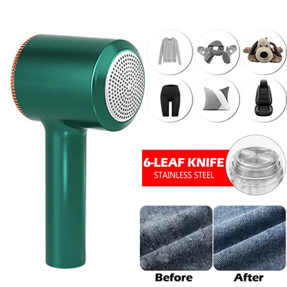 Lint Remover for Clothes with 6 leaf stainless steel blades design