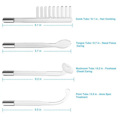 4 In 1 Handheld Portable High Frequency Facial Therapy Wand
