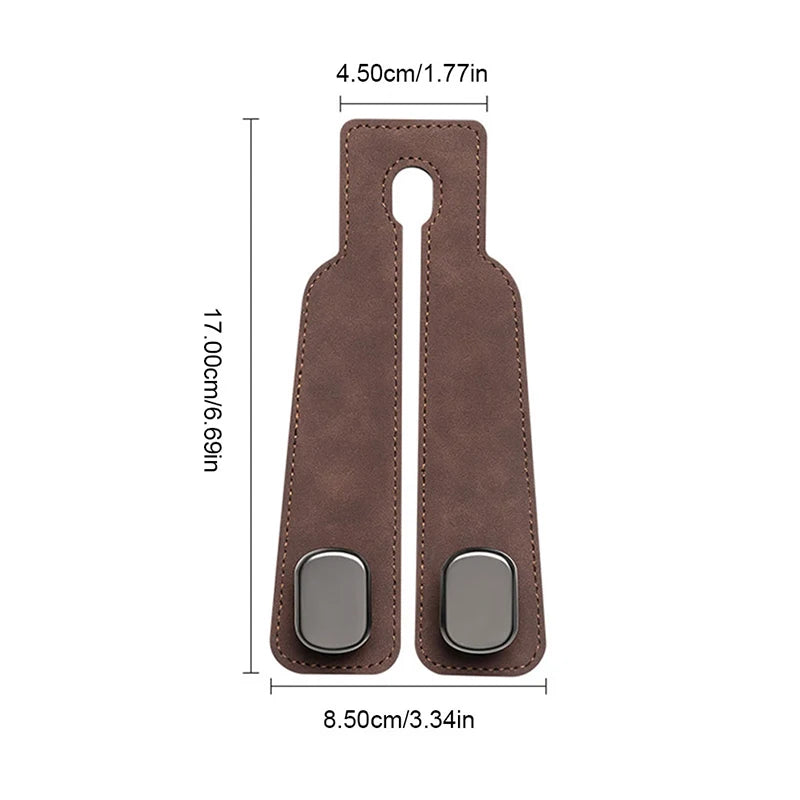 Car Headrest Dual Hook Dimensions