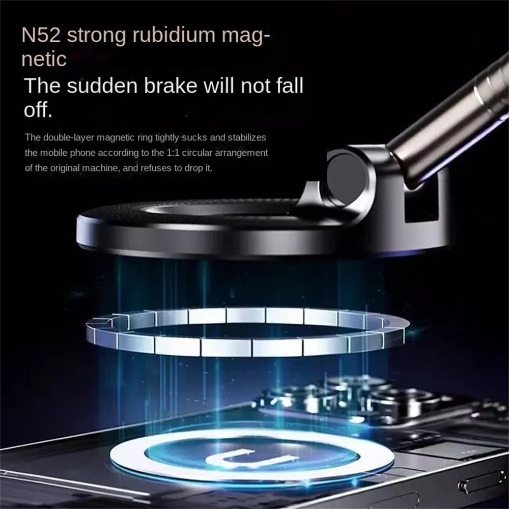 360° Vacuum Magnetic Phone Holder with Suction Cup
