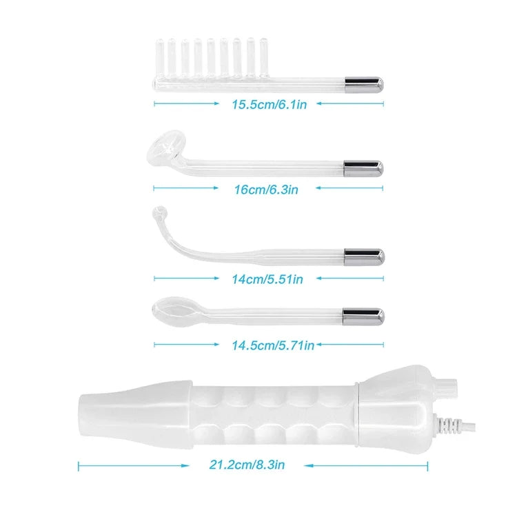 4 In 1 Handheld Portable High Frequency Facial Therapy Wand